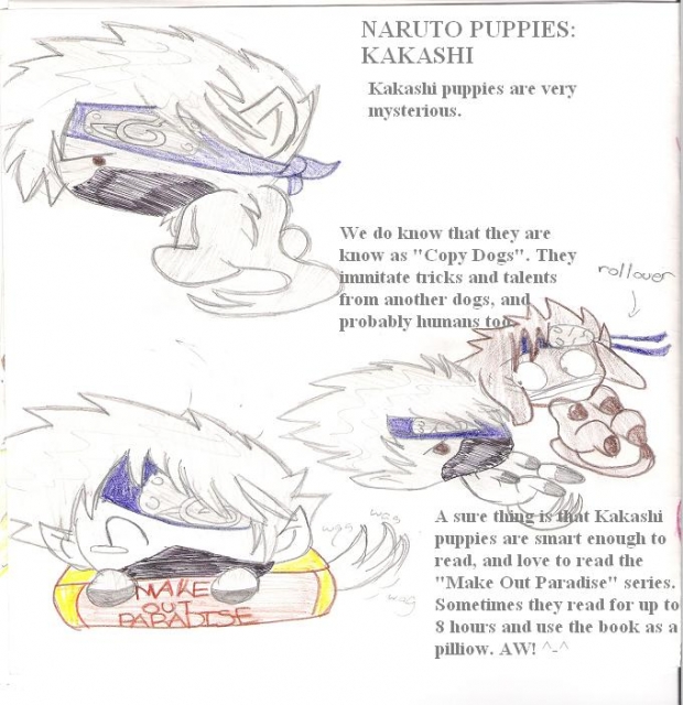 Naruto Puppies: Kakashi