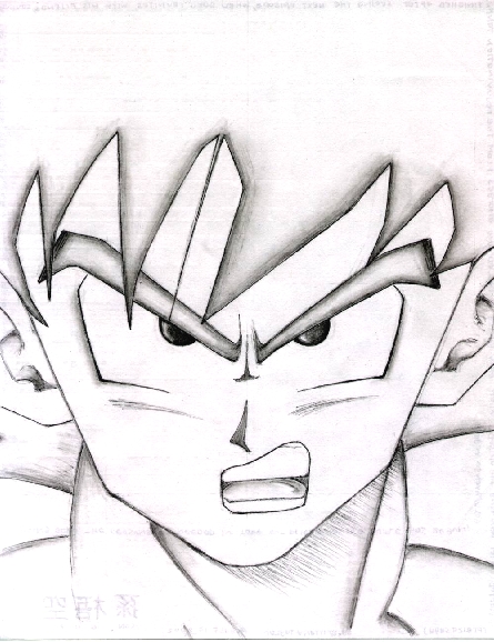 Angered Goku