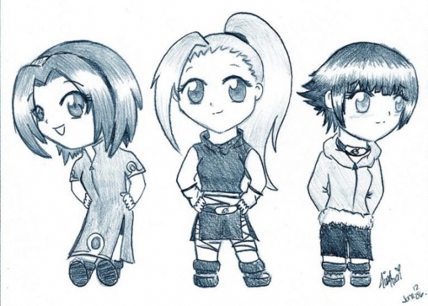 Chibi Rookie Ninja Girls