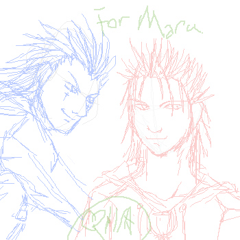 Axel And Demyx Doodle