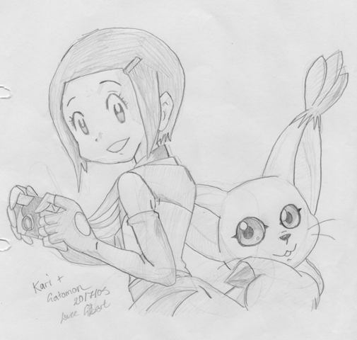 Kari And Gatomon