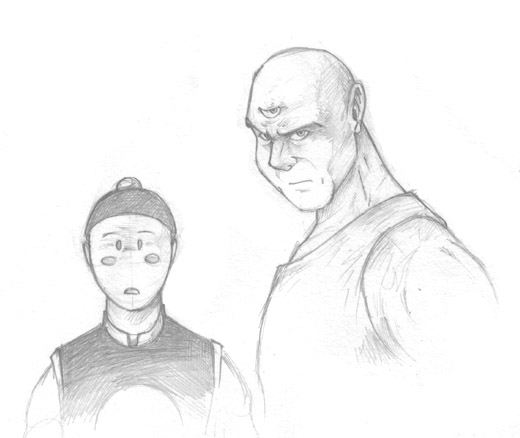 Tenshinhan And Chiaotzu