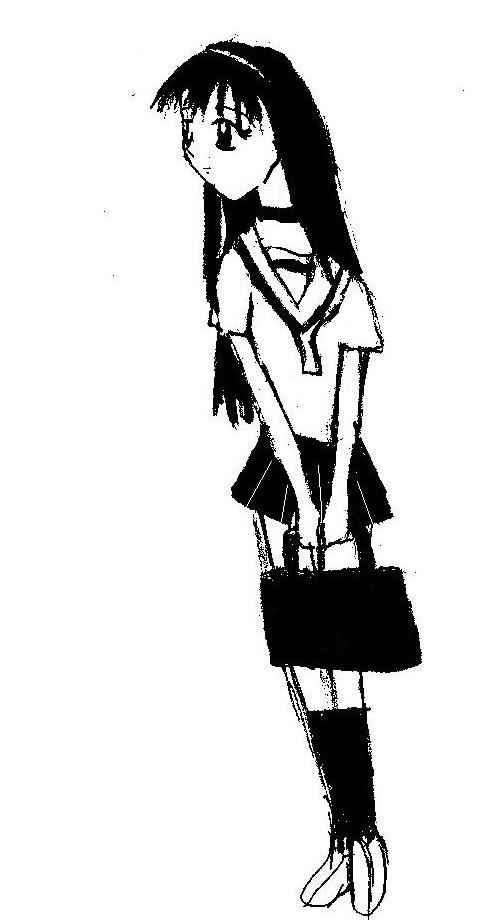 School Girl (black & White)