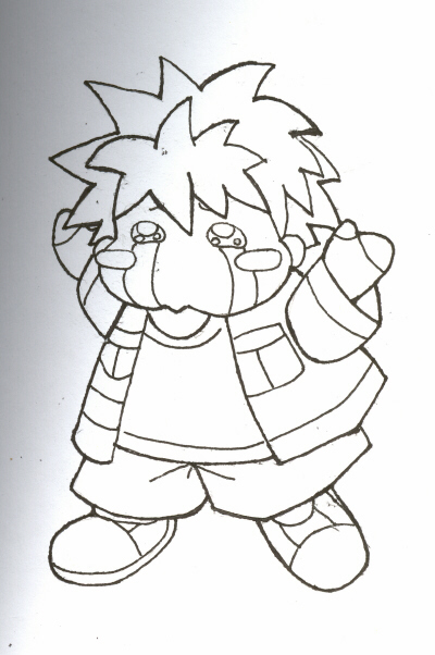 Amano Ginji Chibi - Ink