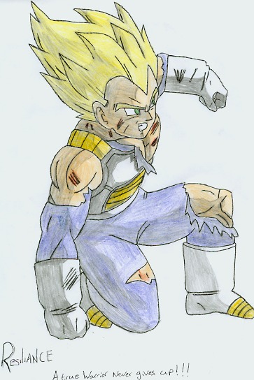 Battle-Ravished SSJ Vegeta