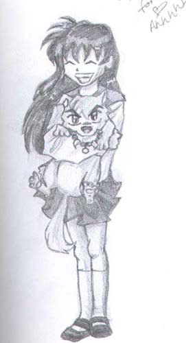 Kagome And Puppy Inu