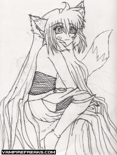 A Ninja Kitsune Girl