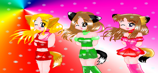 Mew Anberu, Makenjii, And Cherry^0^