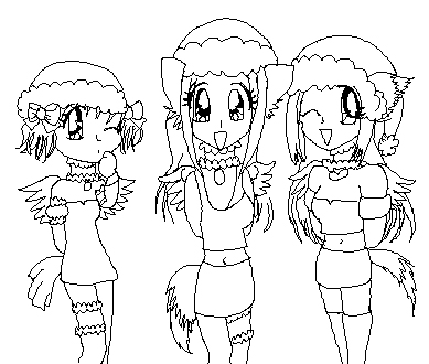 Mew Kairi, Anberu And Makenjii!!^0^