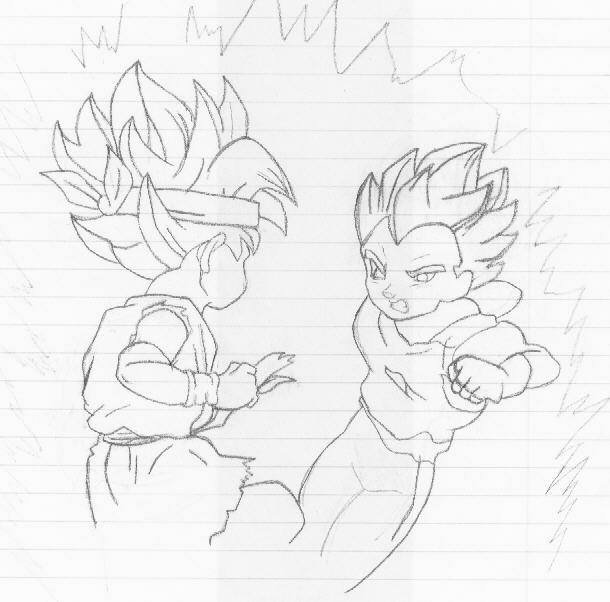 Goku Jr. And Vegeta Jr.