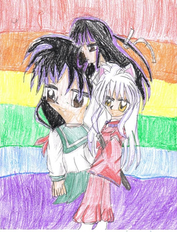 Kagome Inuyasha And Kikyou