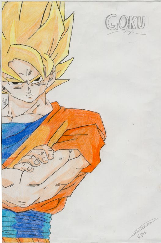 Goku's Piercing Stare