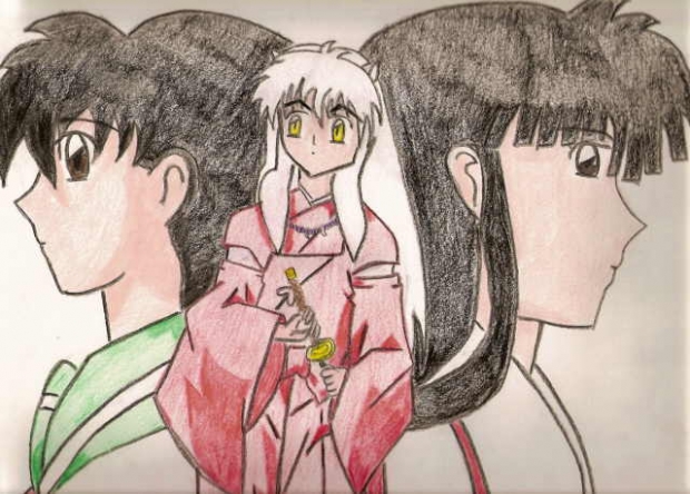 Inuyasha, Kagome And Kikyo