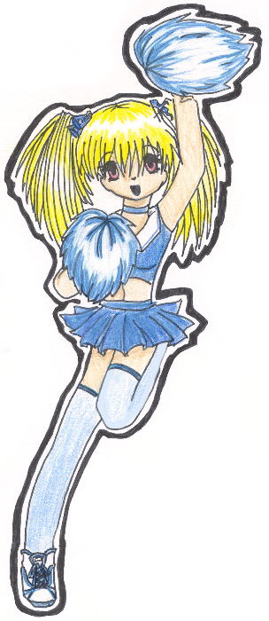 Berii As A Cheerleader