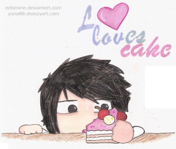 L Loves Cake!