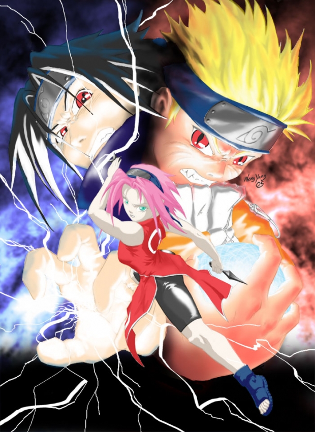 Sasuke,sakura And Naruto