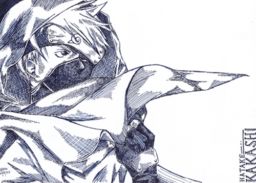 Hatake Kakashi (pen Sketch)