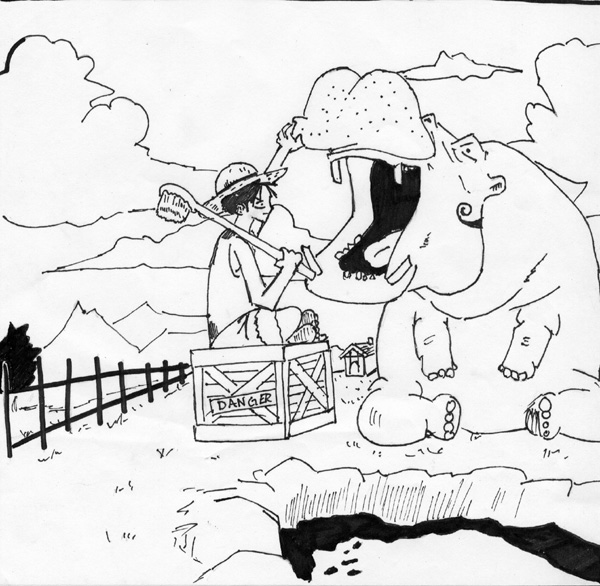 Luffy And The Hippo