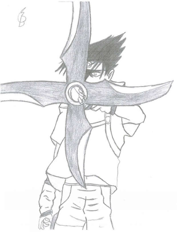 Sasuke With Shuriken