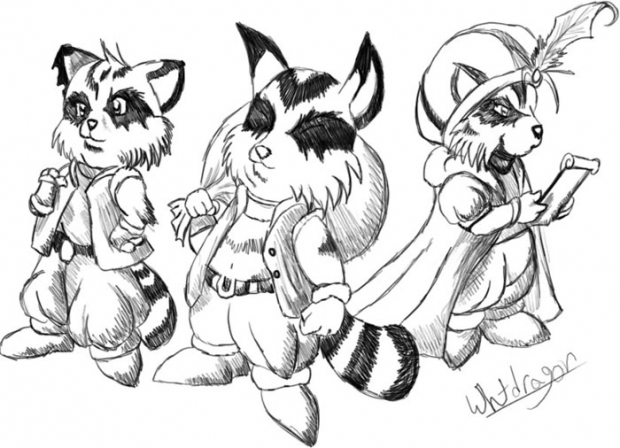 Racoon Peoples! ^0^