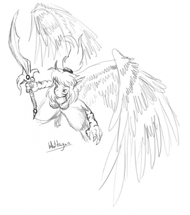 Quick Harpy Sketch