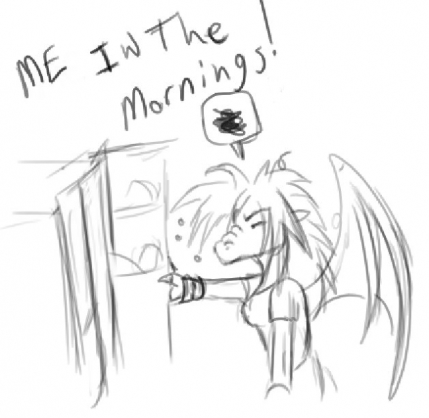 Me In The Mornings!