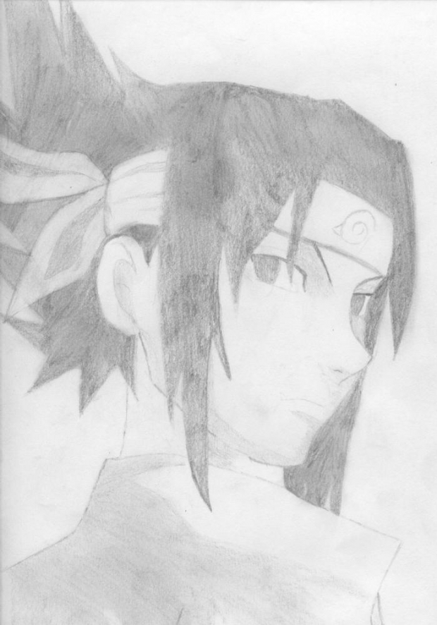 My First Sasuke Drawing!!!