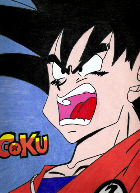 Goku Yelling