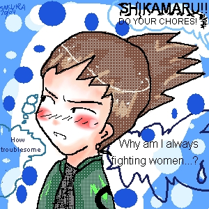 Insert Sweatdrop Here. Shikamaru!