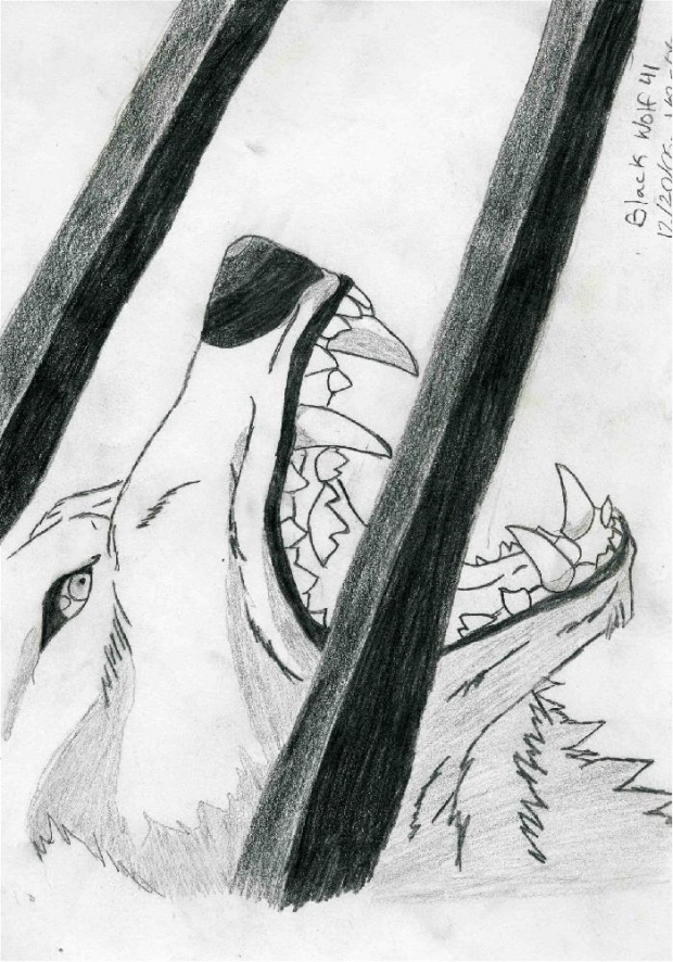 Kiba Biting A Bar