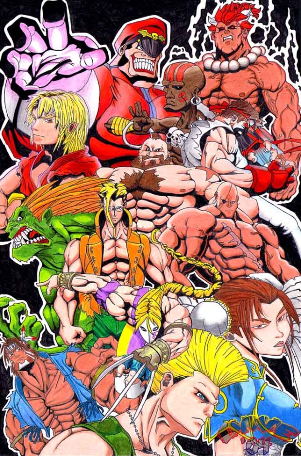 Street Fighter Poster Complete