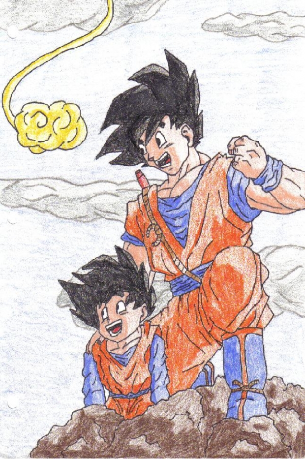 Goku and Gohan