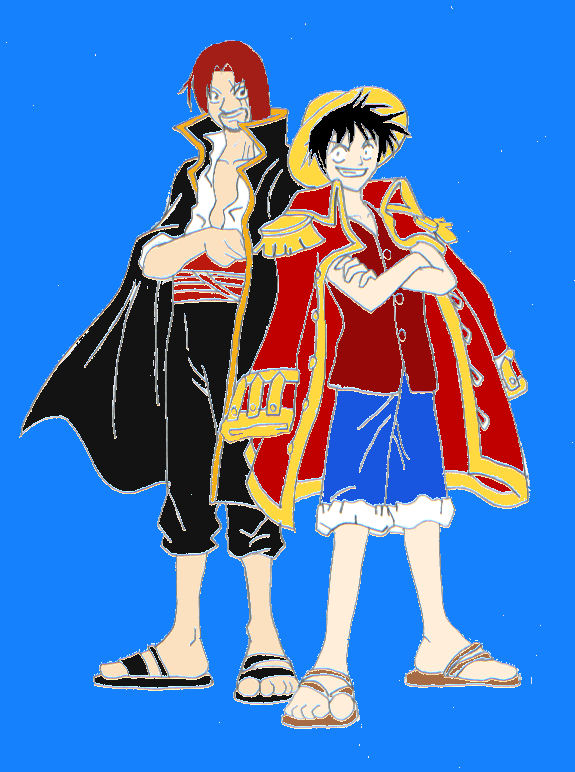 Shanks And Luffy