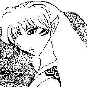 Sesshomaru In Blk And White