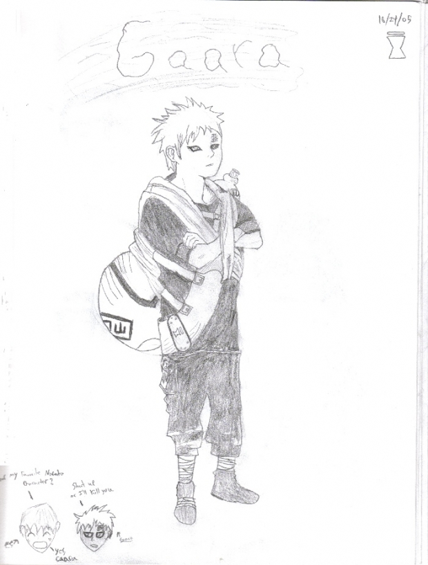 Gaara 1st Time (darkened)