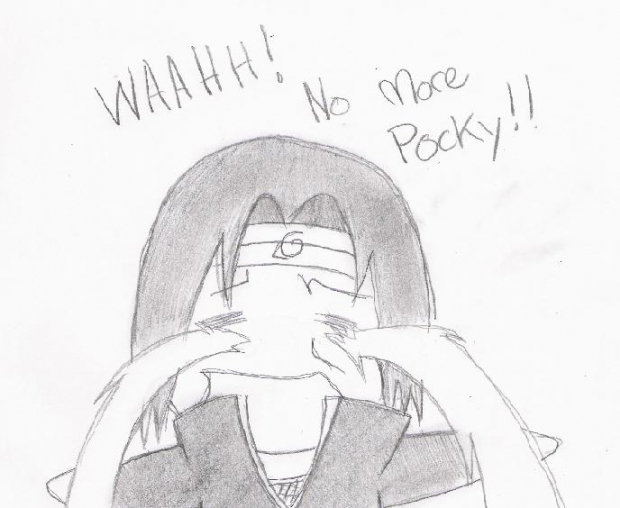 Poor Itachi. He Want Some Pocky!