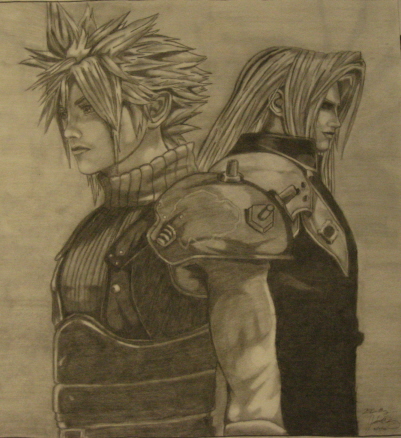 Cloud And Sephiroth