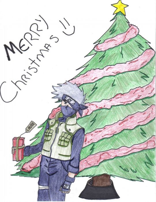 Kakashi - Christmas - Colored