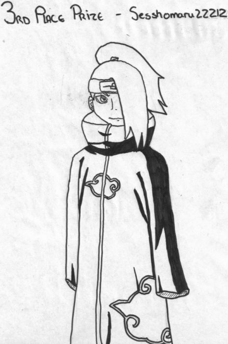 Deidara - Lineart