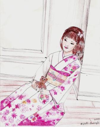 A Girl In Furisode ^^;;