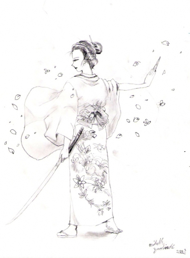 Nameless Samurai Woman