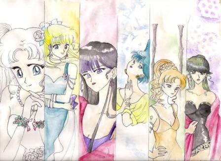 Sailormoon Artbook Watercolor