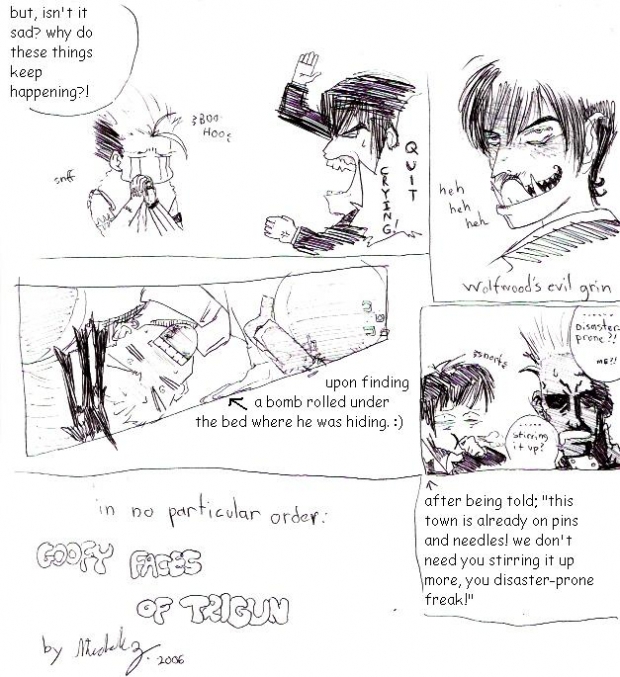 Goofy Faces Of Trigun