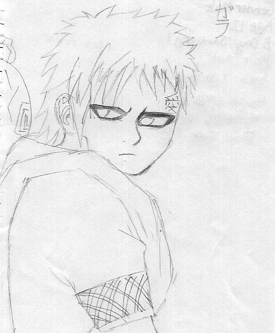 Sketch Of Gaara