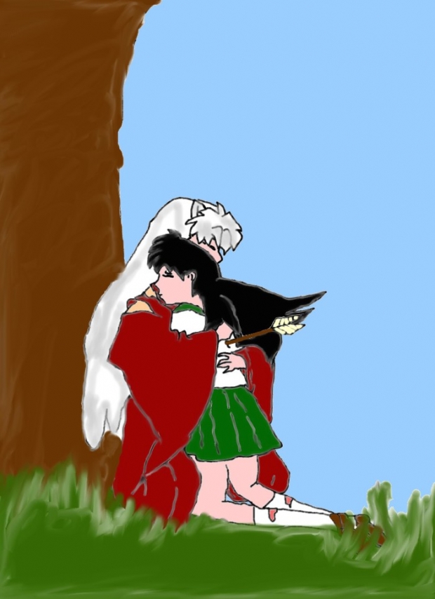 Inuyasha Holding Kagome