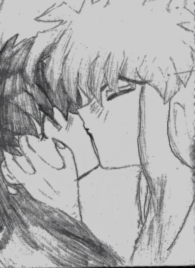 Inuyasha And Kagome Forcefull Kiss