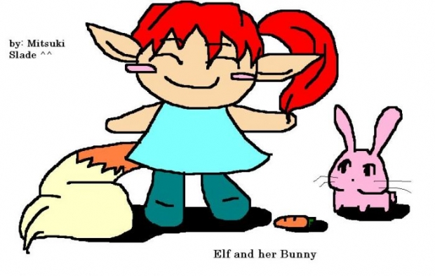 My Elf And Her Bunny ^^