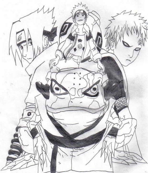 Sasuke,naruto, And Gaara