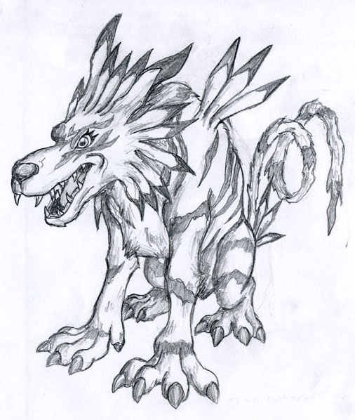 Garurumon For Physco