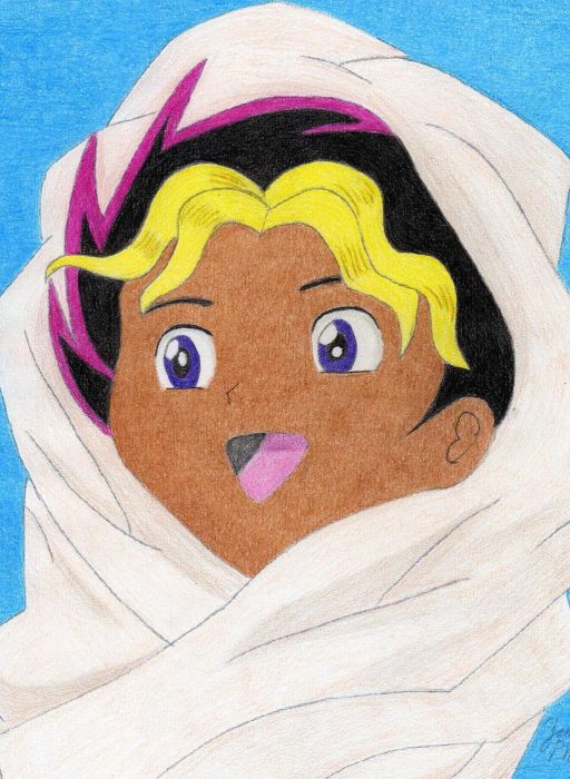 Baby Atem (colored)